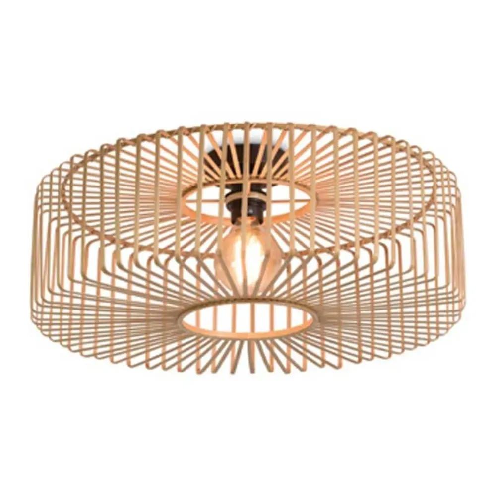 Plafonnier en bambou naturel D60