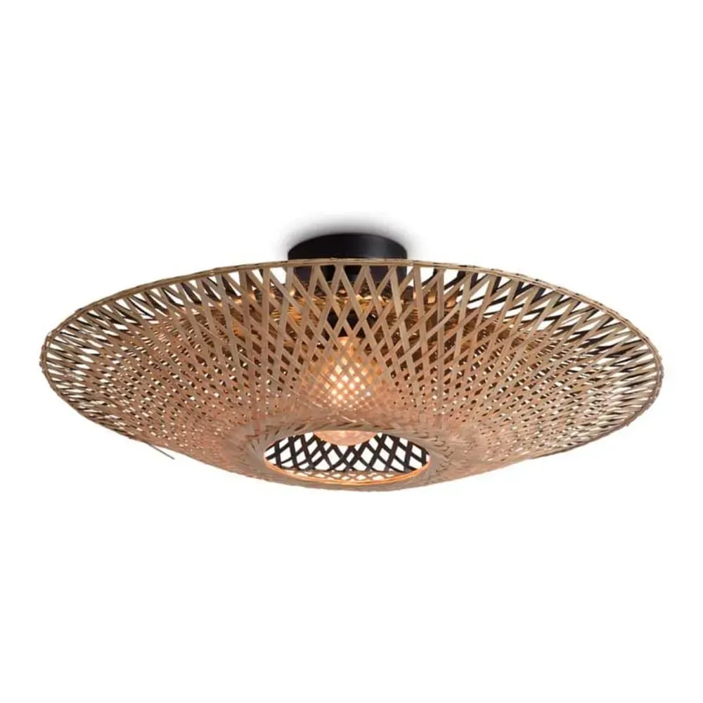 Plafonnier en bambou D44cm