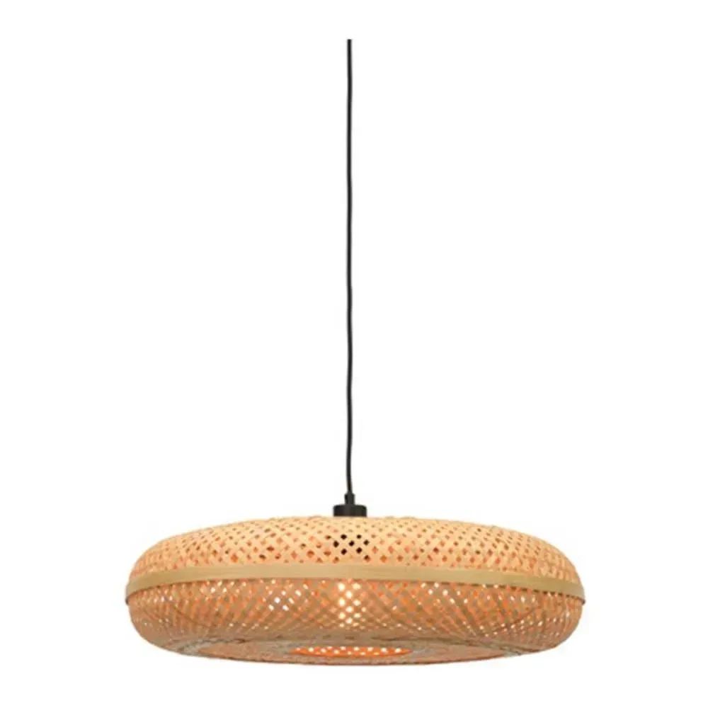 Suspension en bambou naturel H17cm