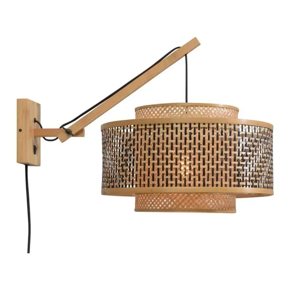 Applique en bambou 2 bras L57cm