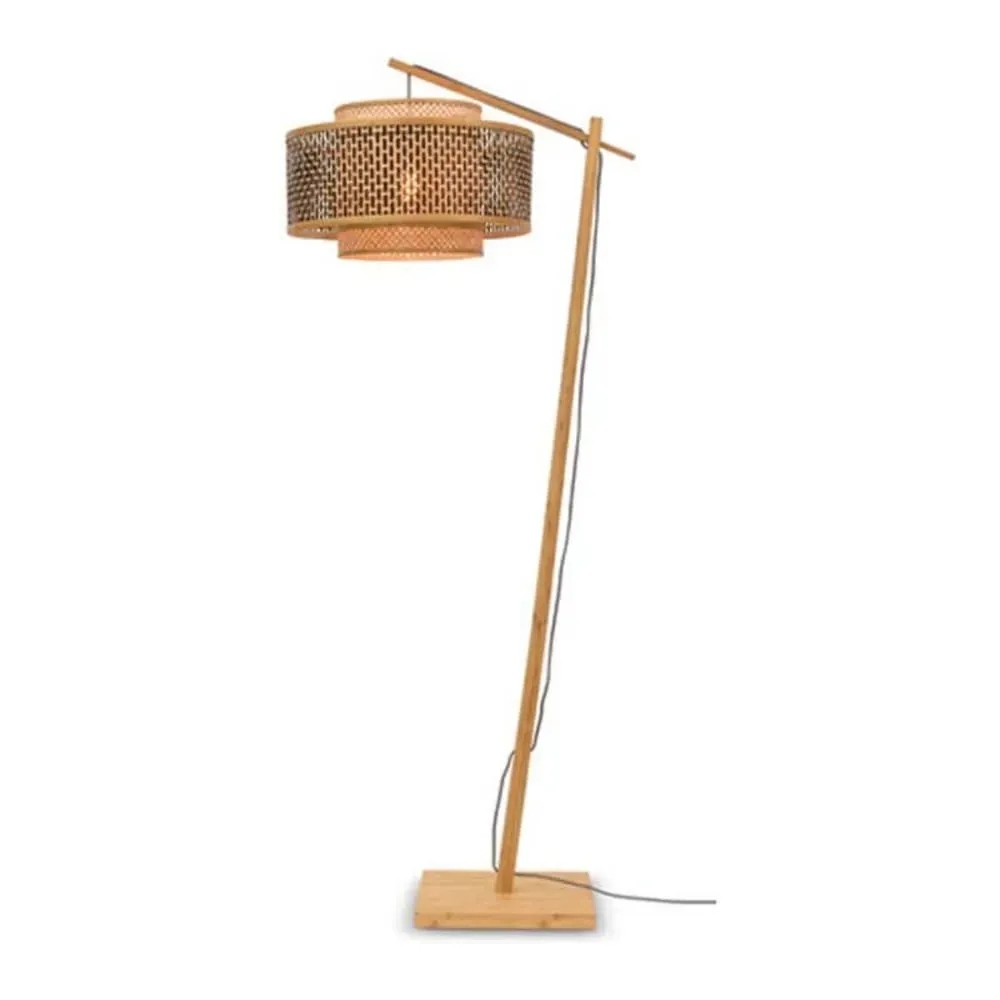 Lampadaire en bambou naturel H176cm