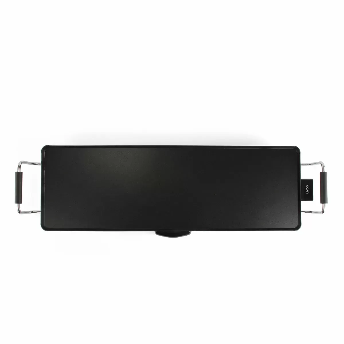 Plancha Teppan Yaki grill 90 cm en métal noir