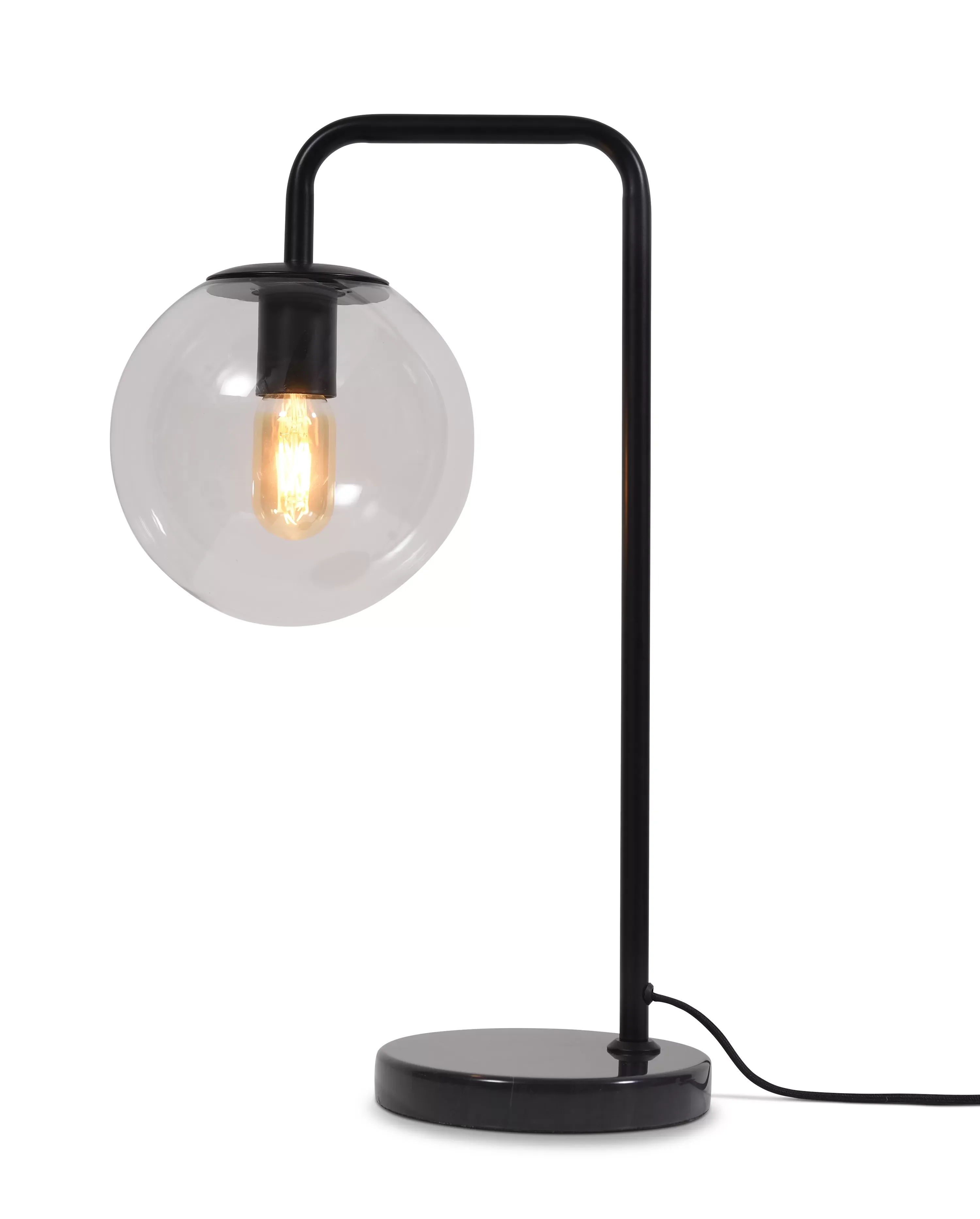Lampe de table noire H53cm