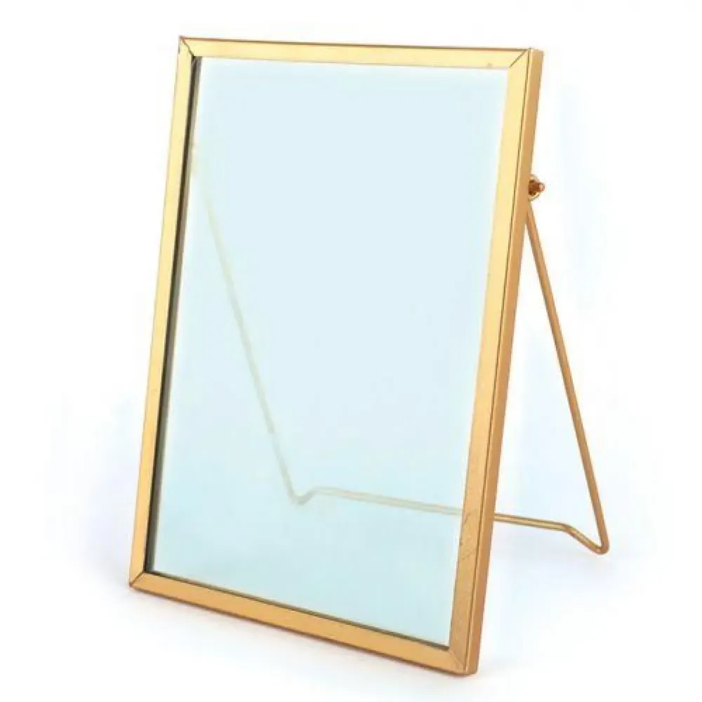 Cadre en verre vintage rectangle 13x18,5cm