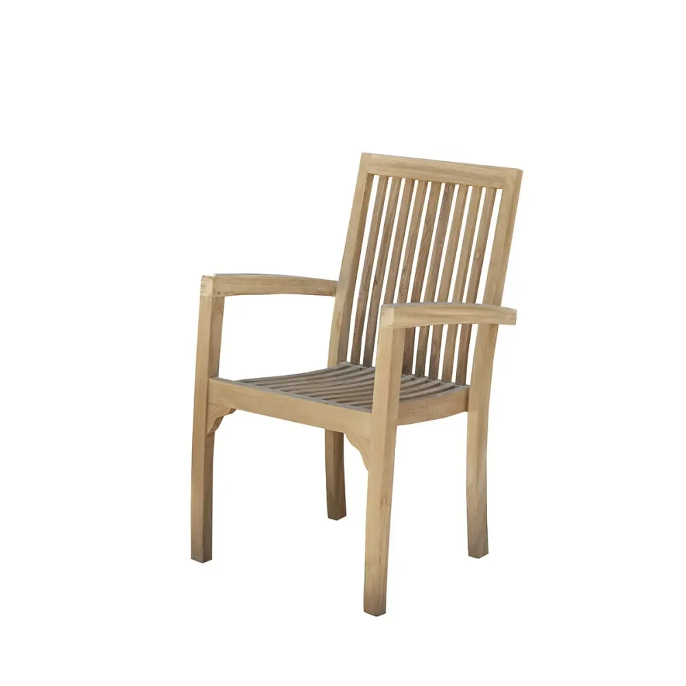 Fauteuil de jardin en teck massif