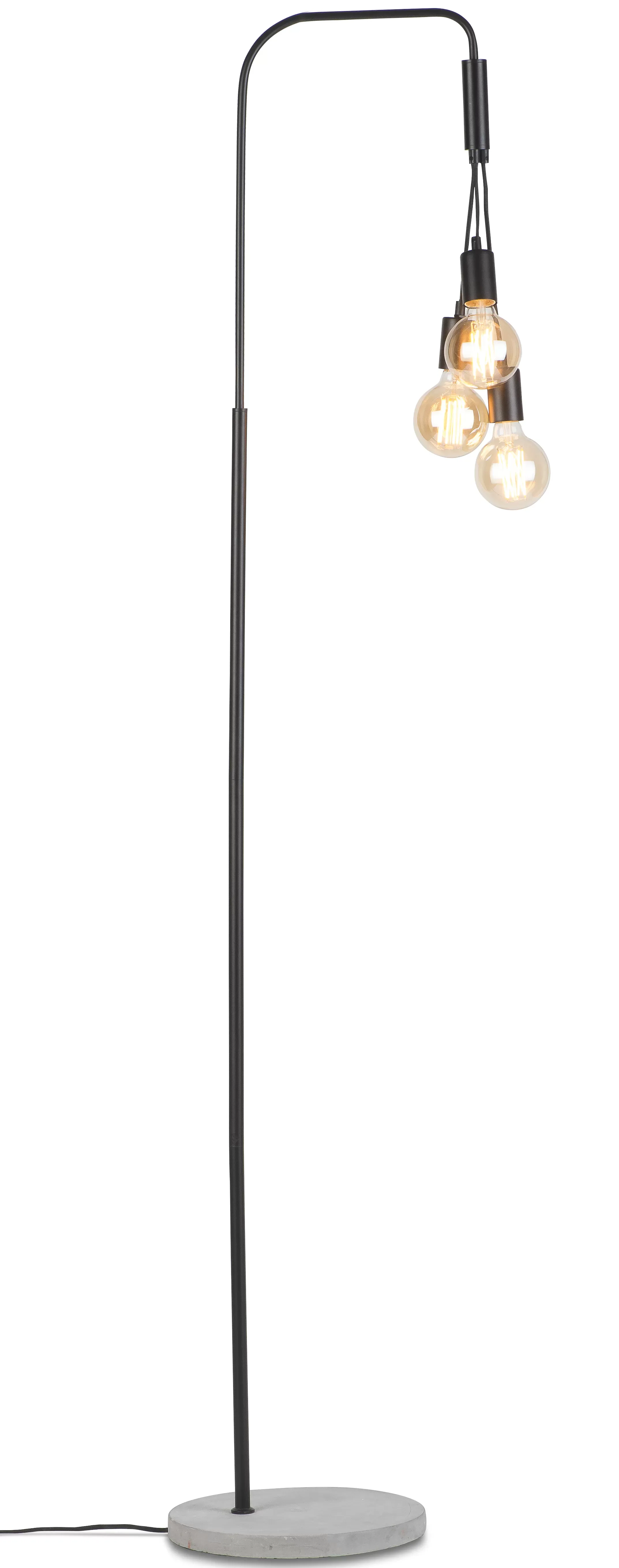 Lampadaire ciment 3 ampoules H190cm