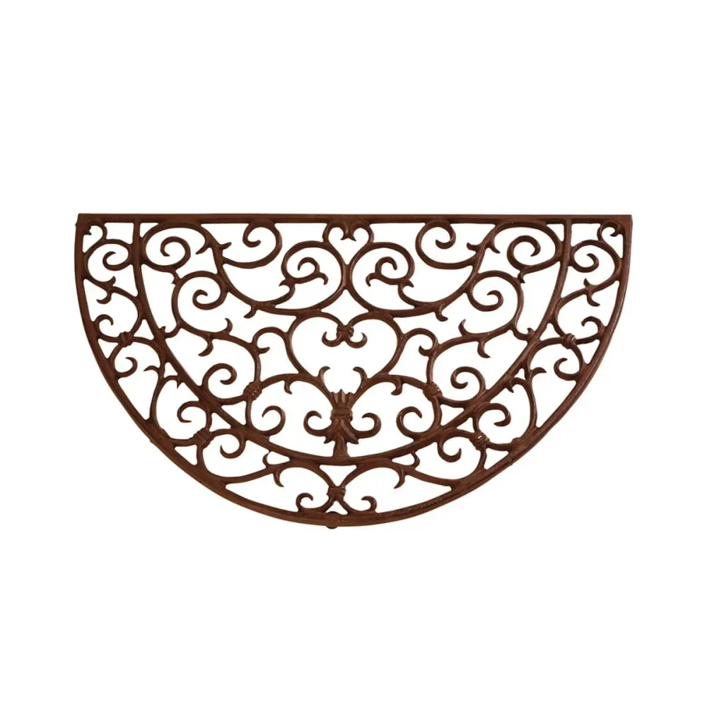 Paillasson demi-lune en fonte