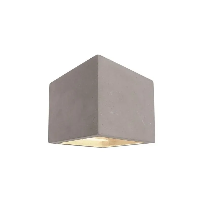 Applique murale intérieure en béton gris