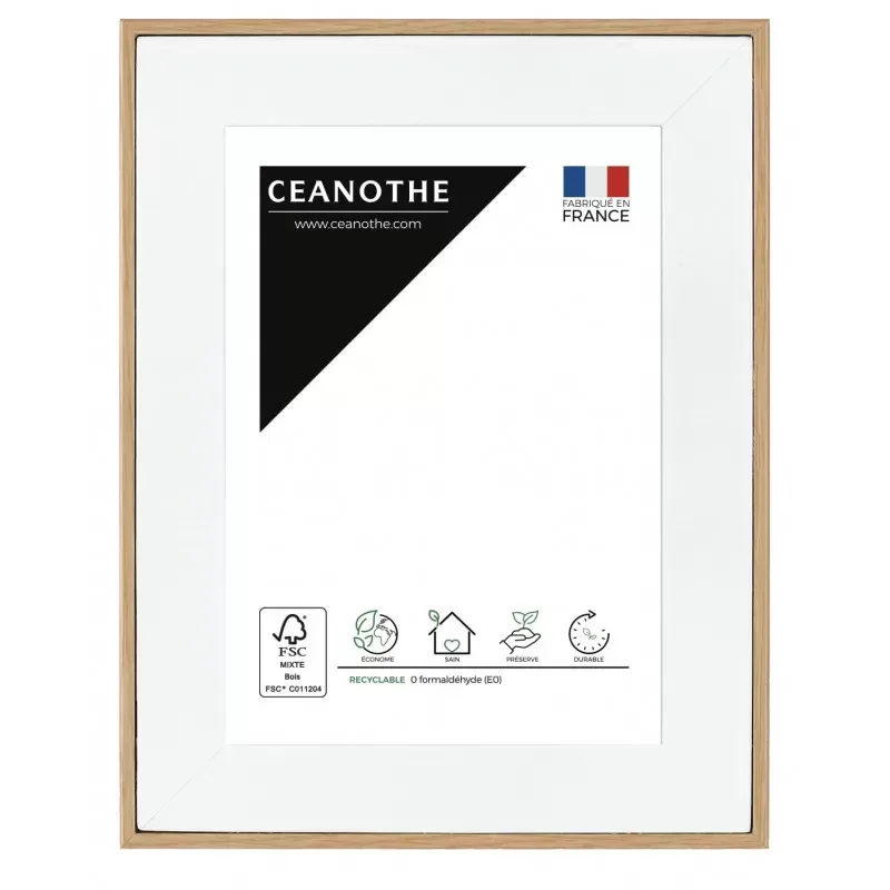 Cadre photo brut 10x15 cm résine recyclée