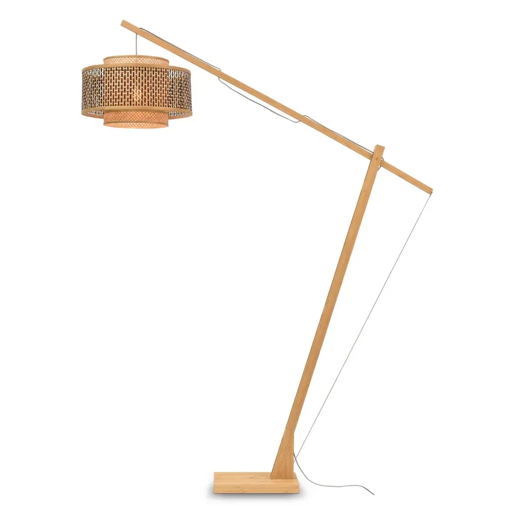 Lampadaire bambou naturel H207cm
