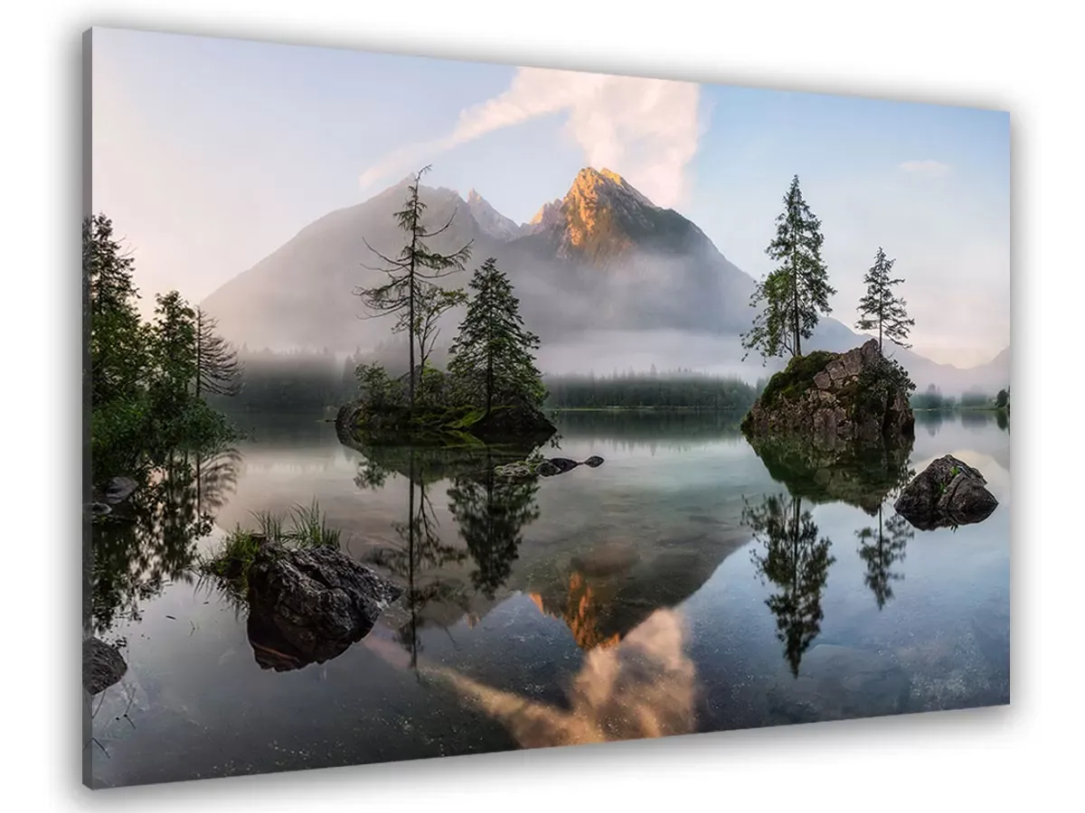 Tableau nature's awakening toile imprimée 120x80 cm