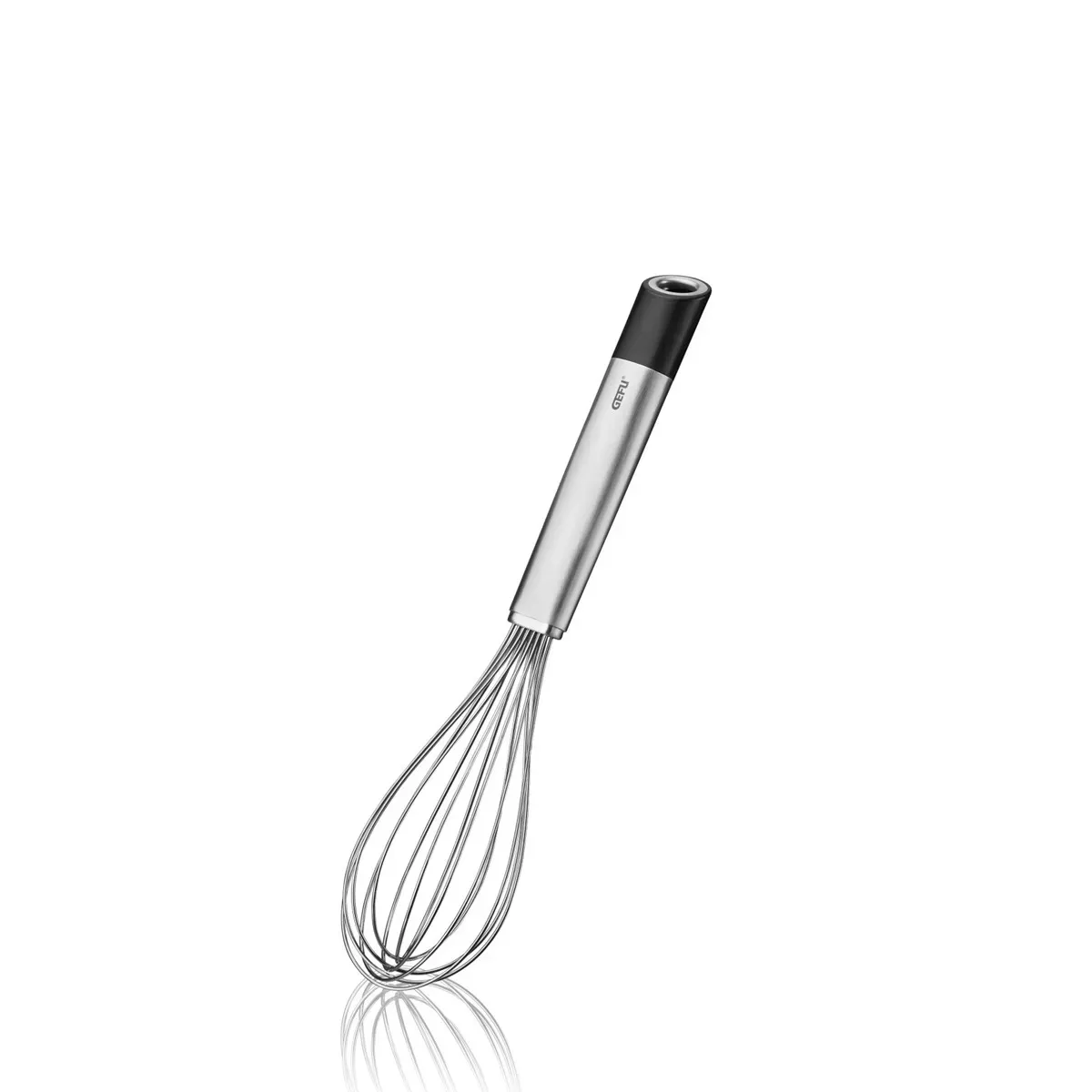 Fouet en acier inoxydable argent 28cm