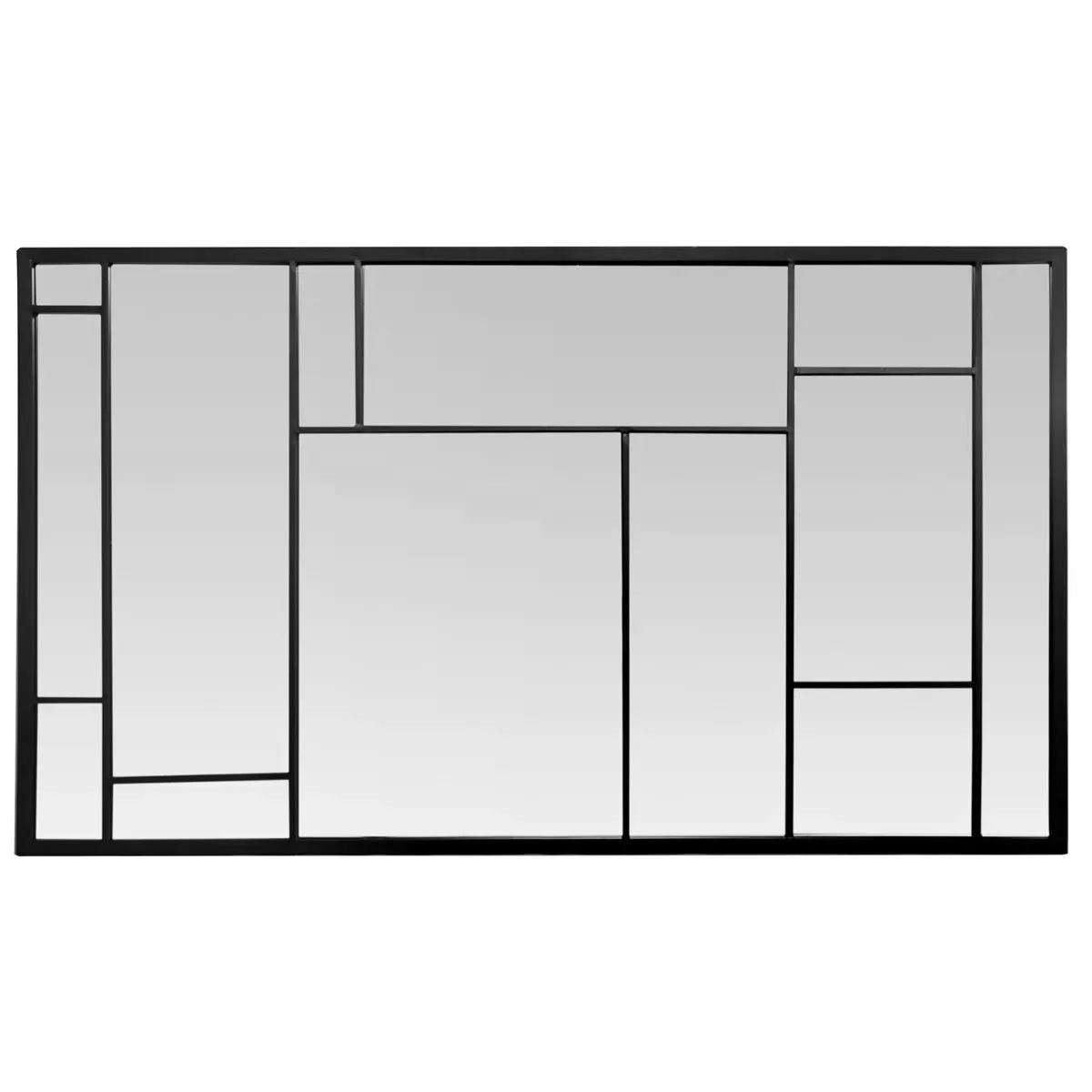 Grand miroir artiste noir 80x140cm
