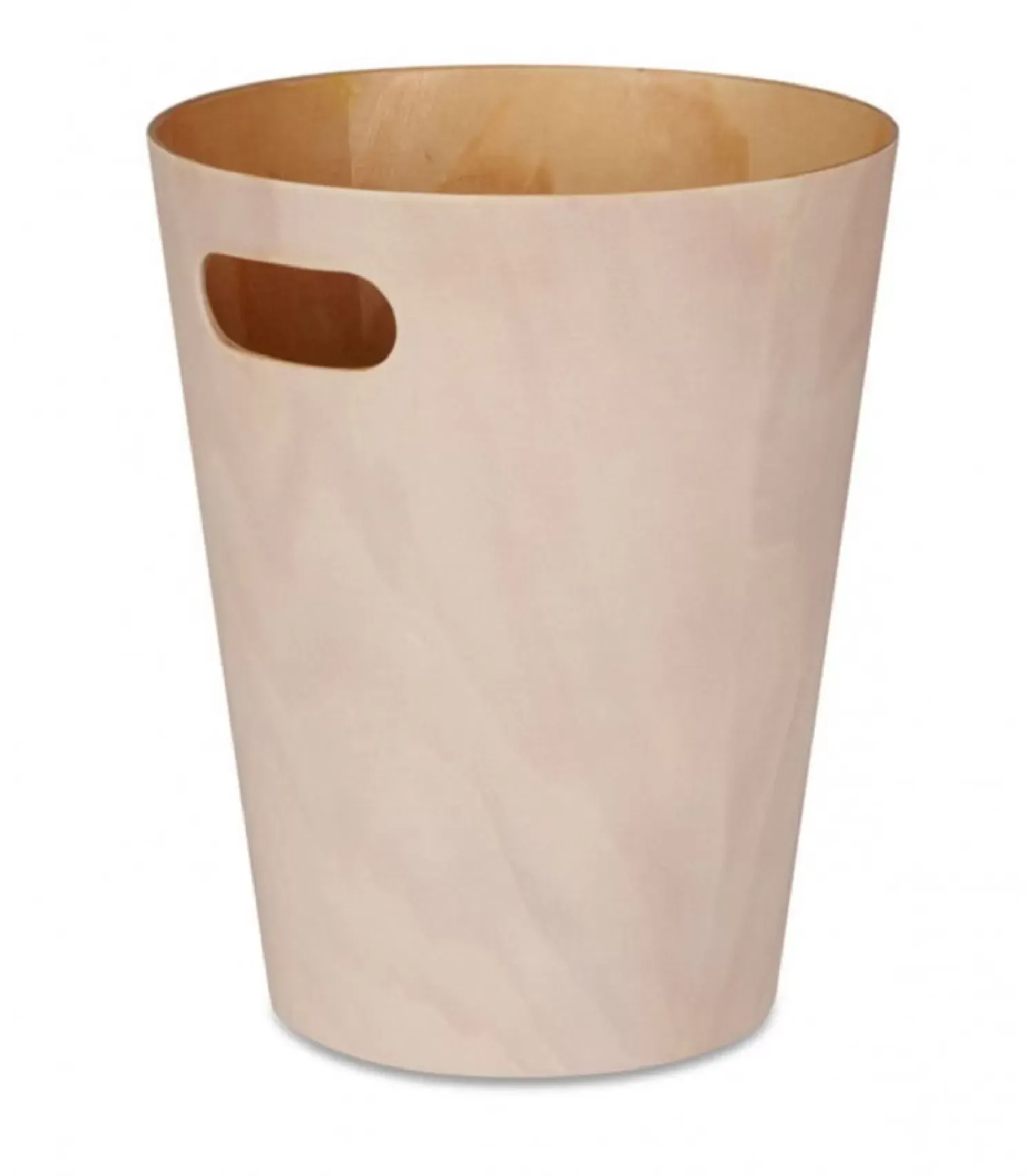 Corbeille bois 7.5L blanc