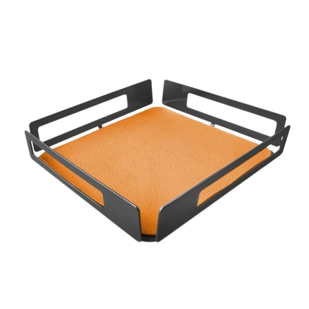 Vide poche en métal noir