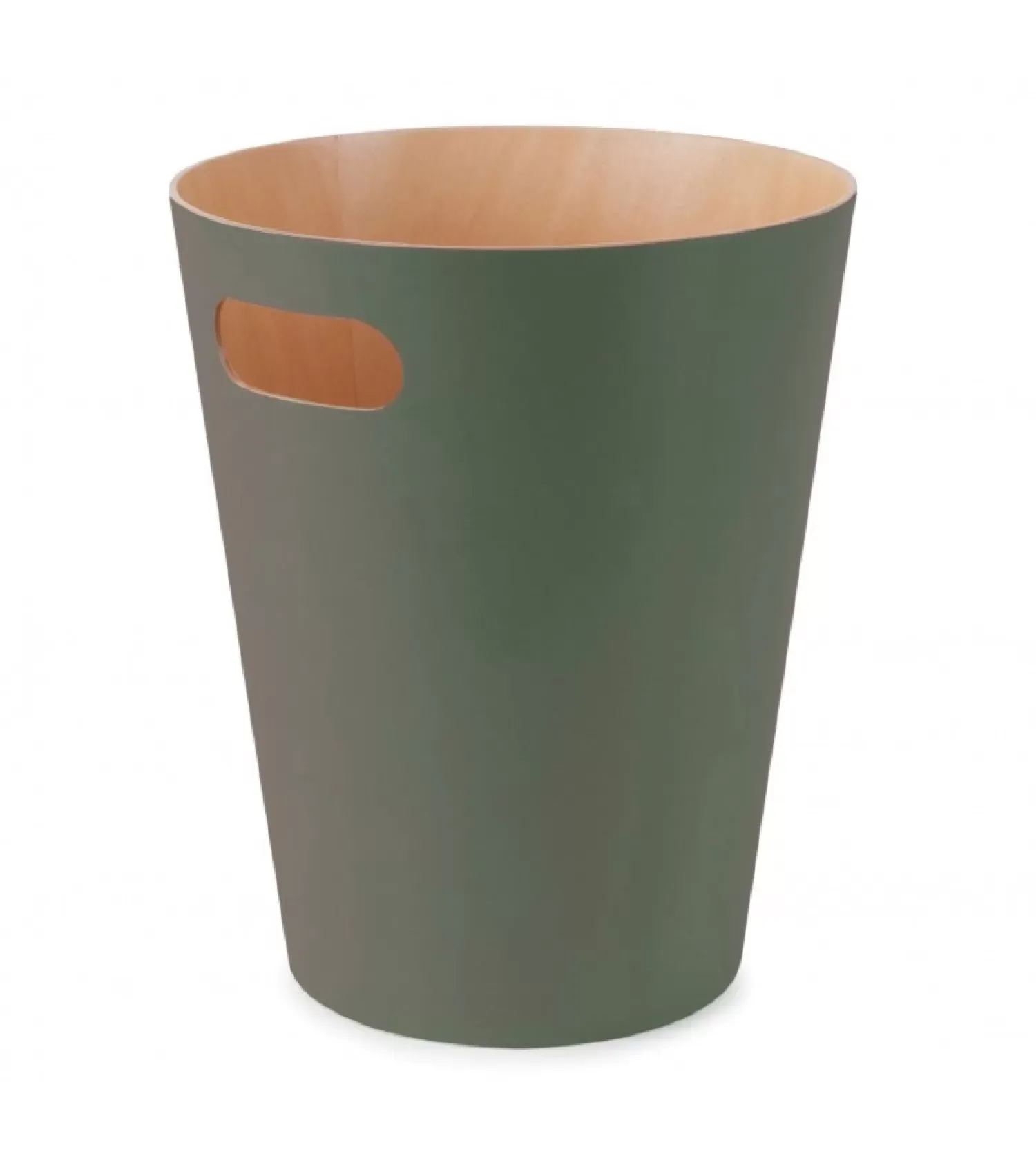 Corbeille bois 7.5L vert