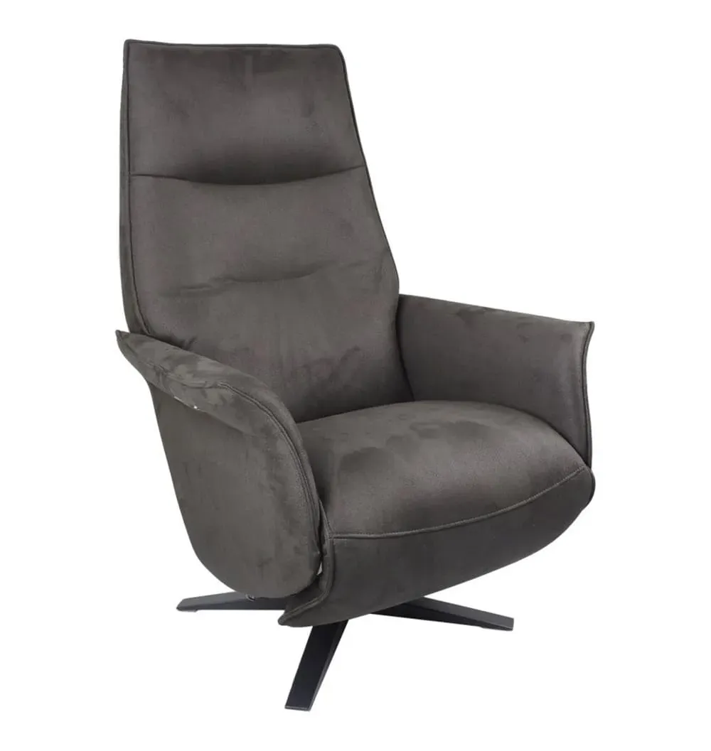 Fauteuil de relaxation design electrique 2 moteurs ,marron foncé