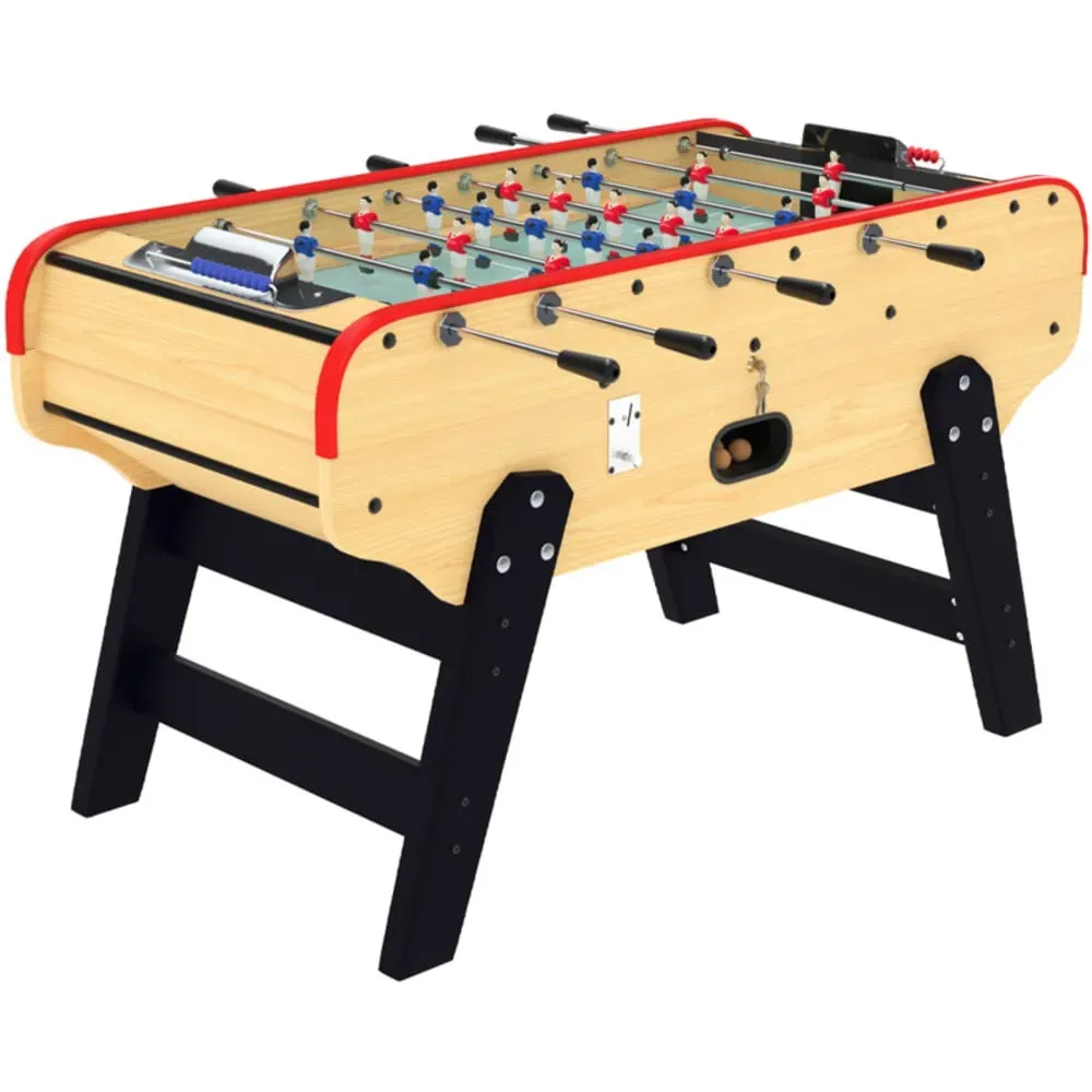 Bistrot - Baby foot avec monnayeur en bois clair