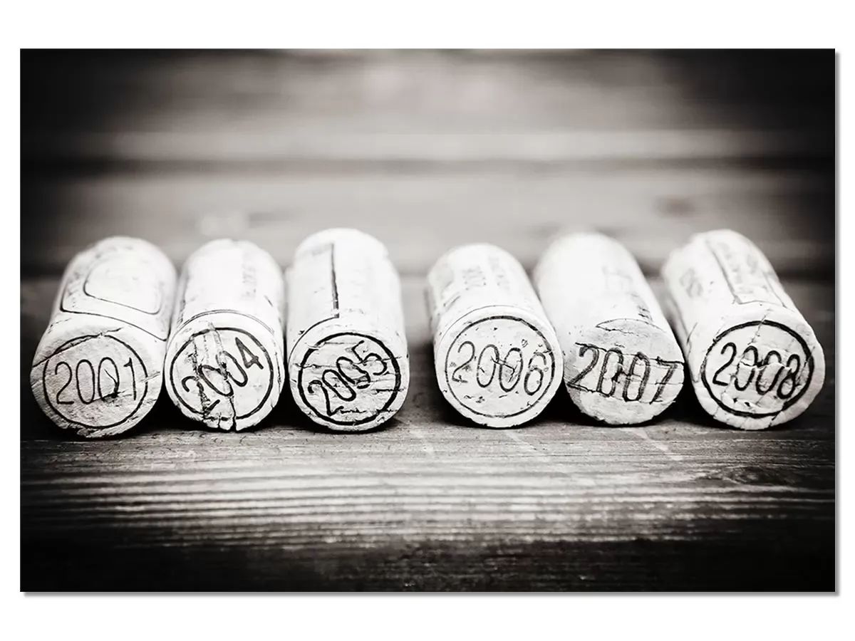 Tableau bouchons en liège impression sur aluminium 120x80 cm