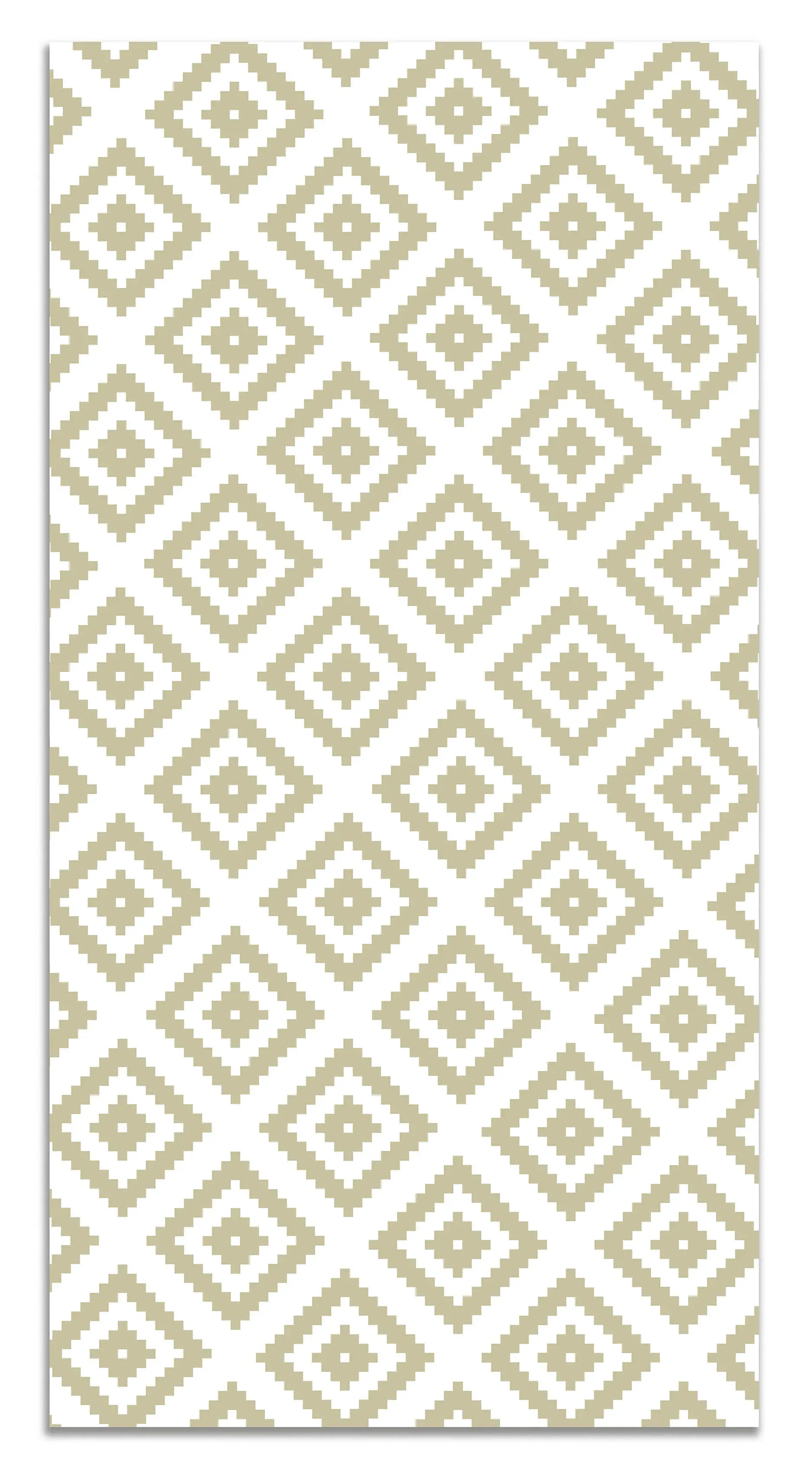 Tapis vinyle carrés vert pastel 60x110cm