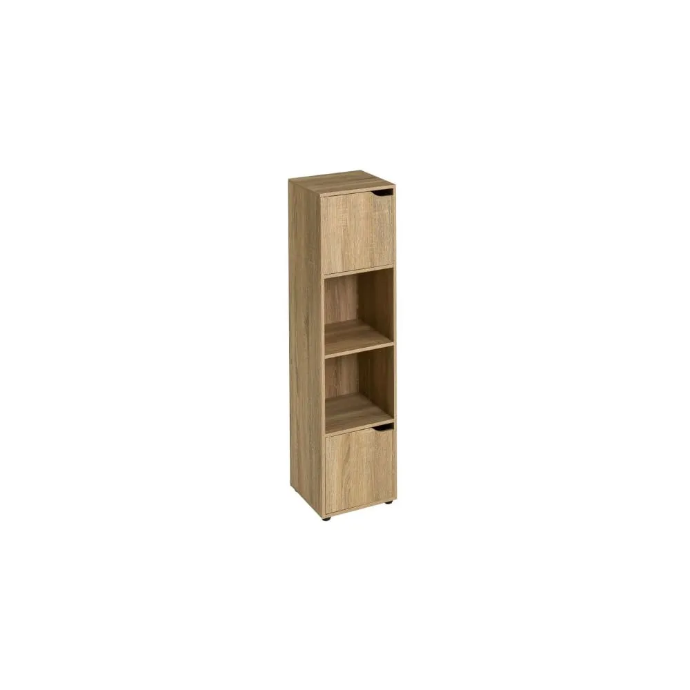 Étagère colonne 2 casiers + 2 placards 30x29x119cm