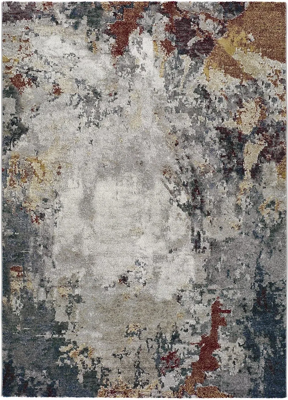 Tapis abstrait gris/multicolore 120x170 cm
