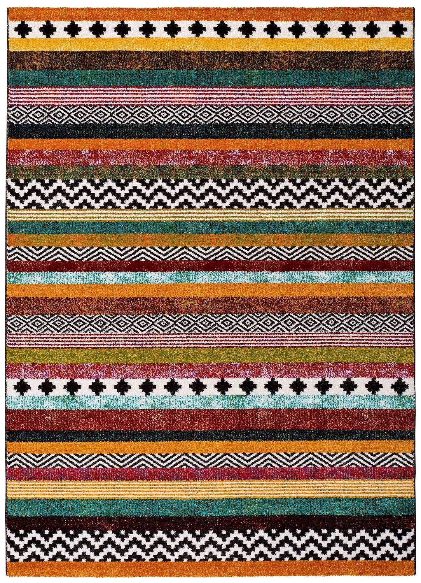 Tapis ethnique multicolore 80x150 cm