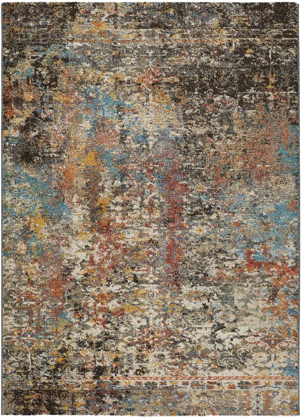 Tapis abstrait multicolore 140x200 cm