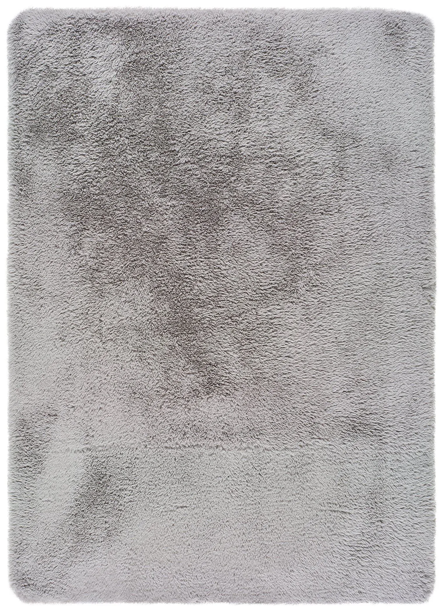 Tapis gris argent, 80x150 cm