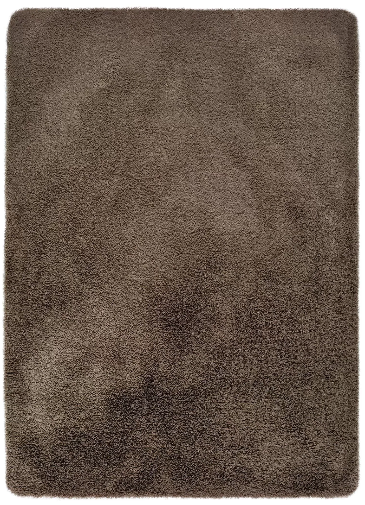Tapis vison marron, 160x230 cm