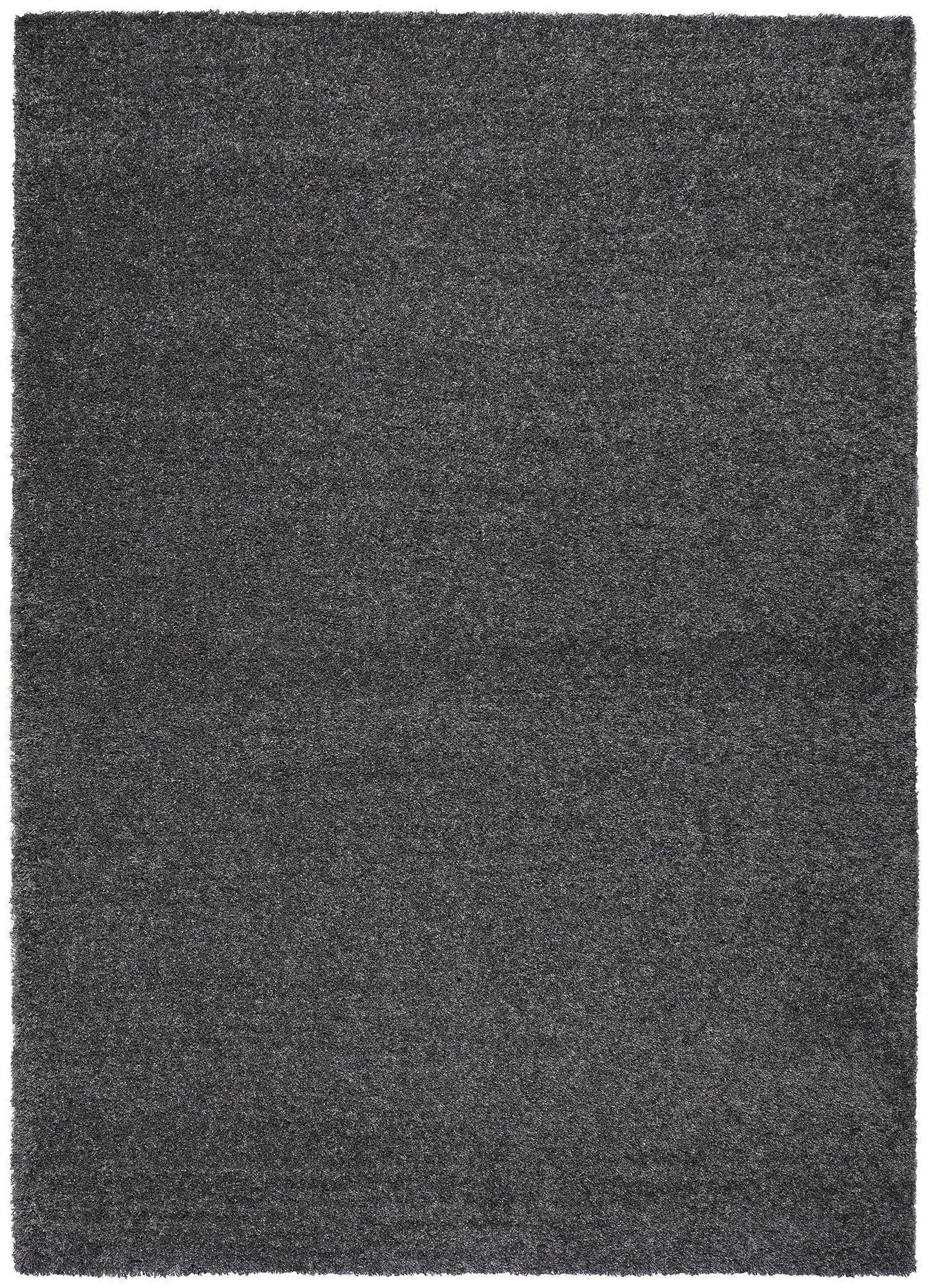 Tapis descente de lit anthracite 57x110 cm