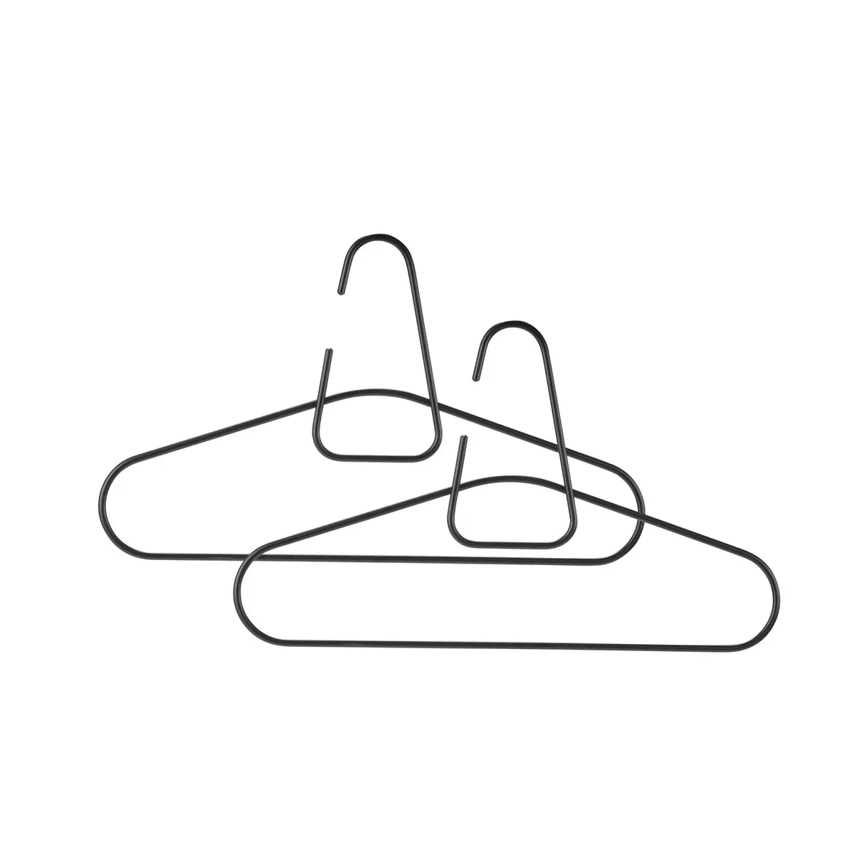 Cintre en fer noir - Lot de 2