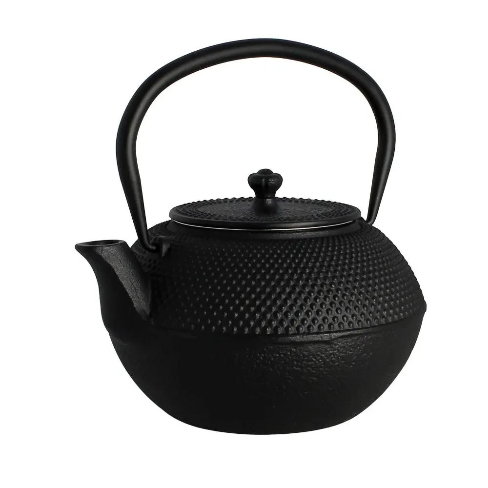 Théière en fonte noire 1,2L