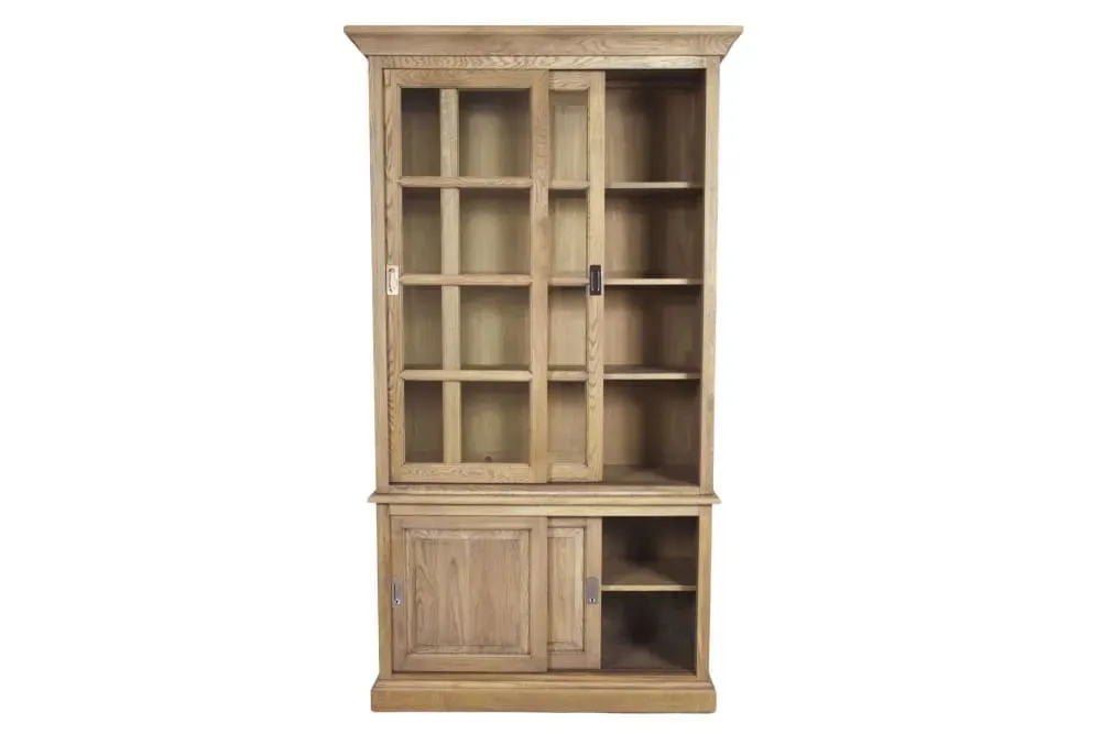 Bibliothèque 4 portes en Chêne