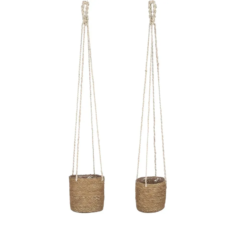 ensemble de paniers pour plantes Atlantic Marron clair Algue H16