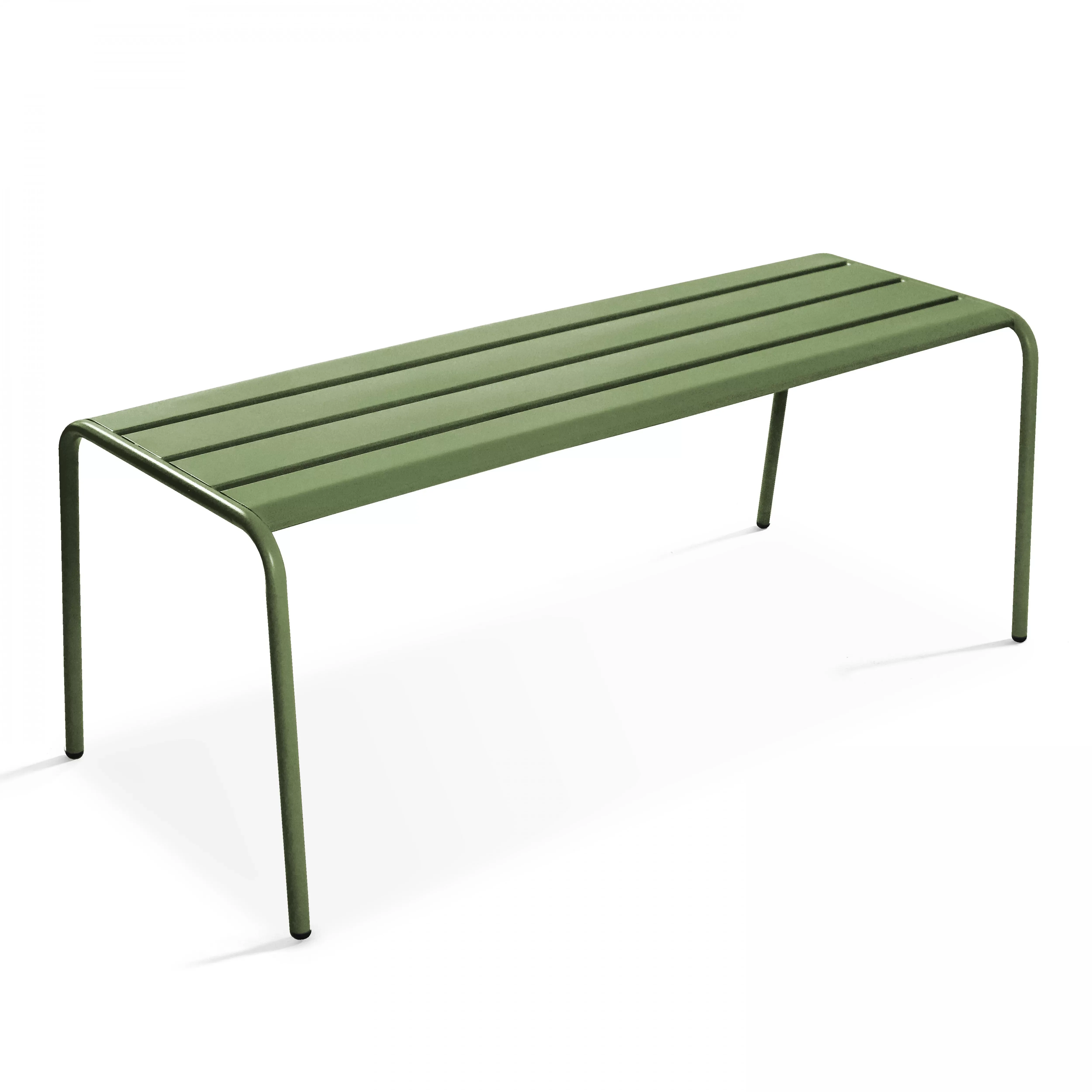 Banc d'intérieur en métal vert cactus