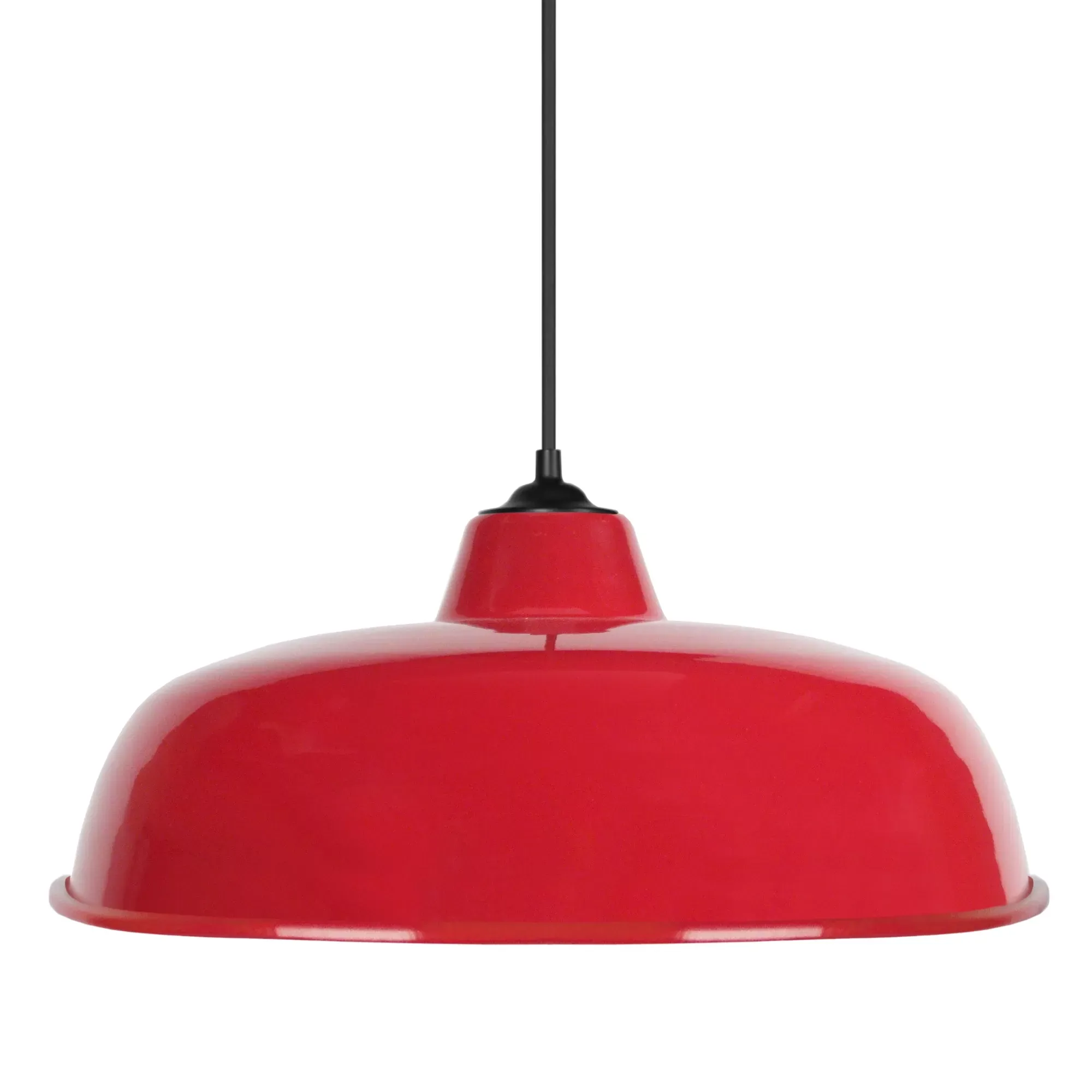 Suspension  métal,Rouge ,H75x D32xP32cm