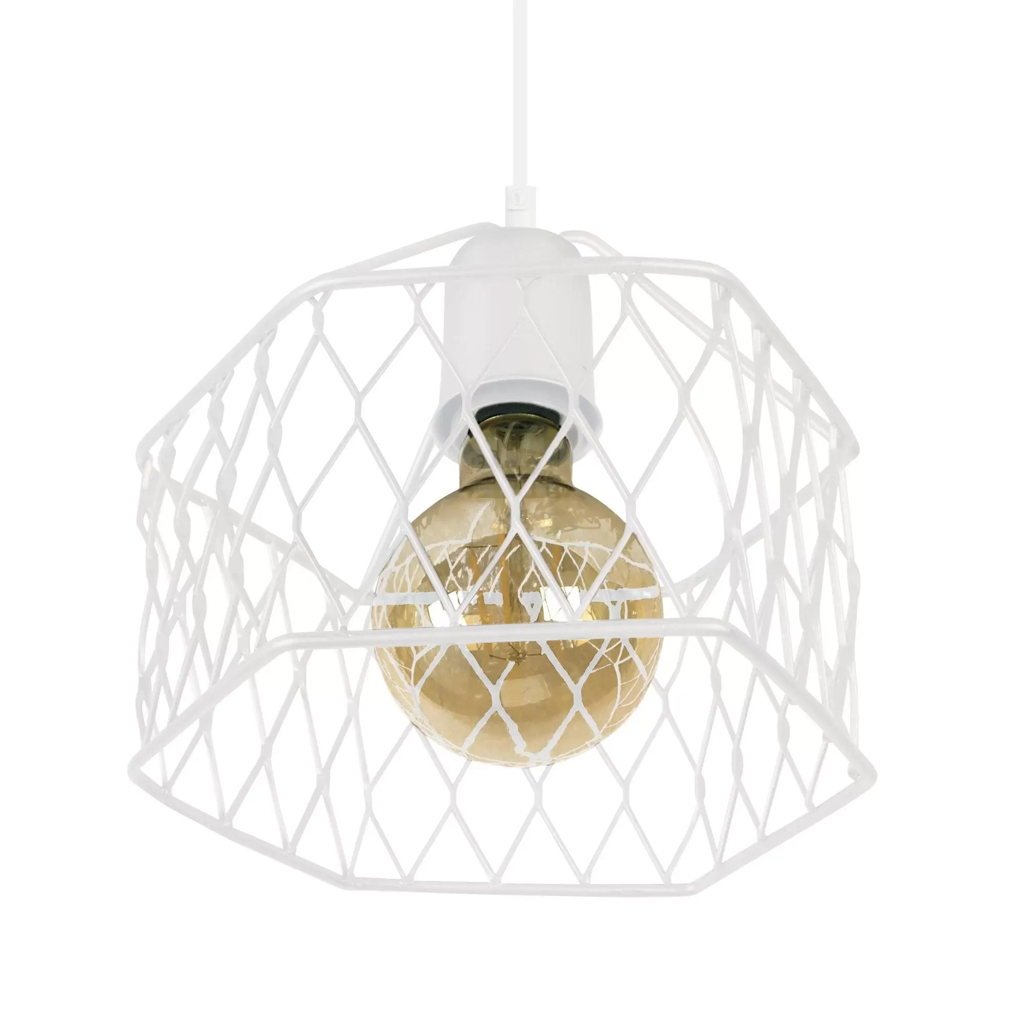 Suspension  métal,Noir ,H77xD 20xP20cm