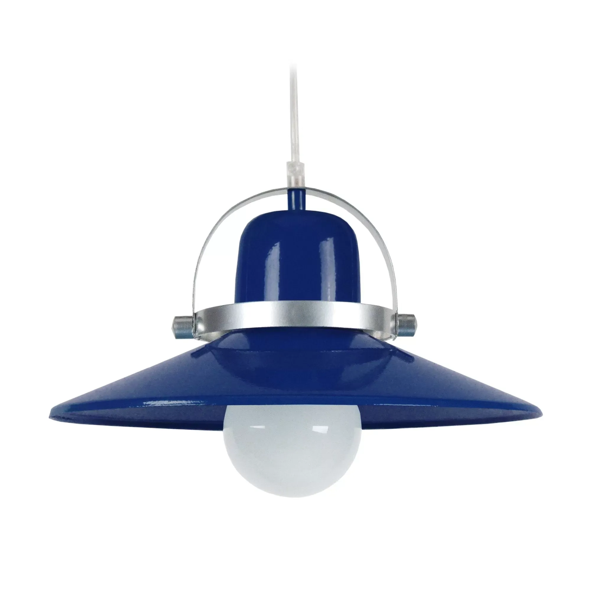 Suspension  métal,Bleu,H80xD33xP33 cm