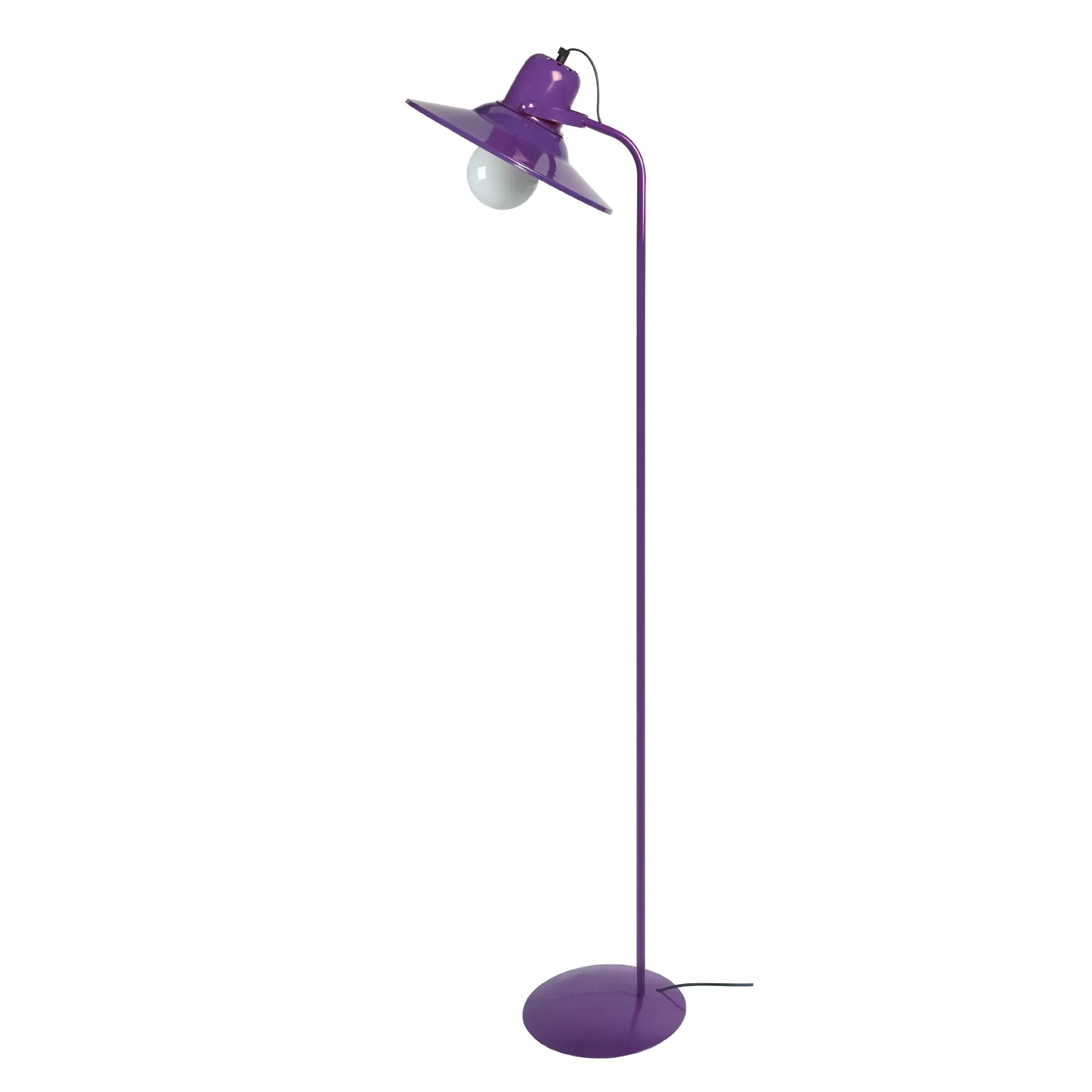 Lampadaire liseuse  métal,Violet ,H150xD29xP29cm