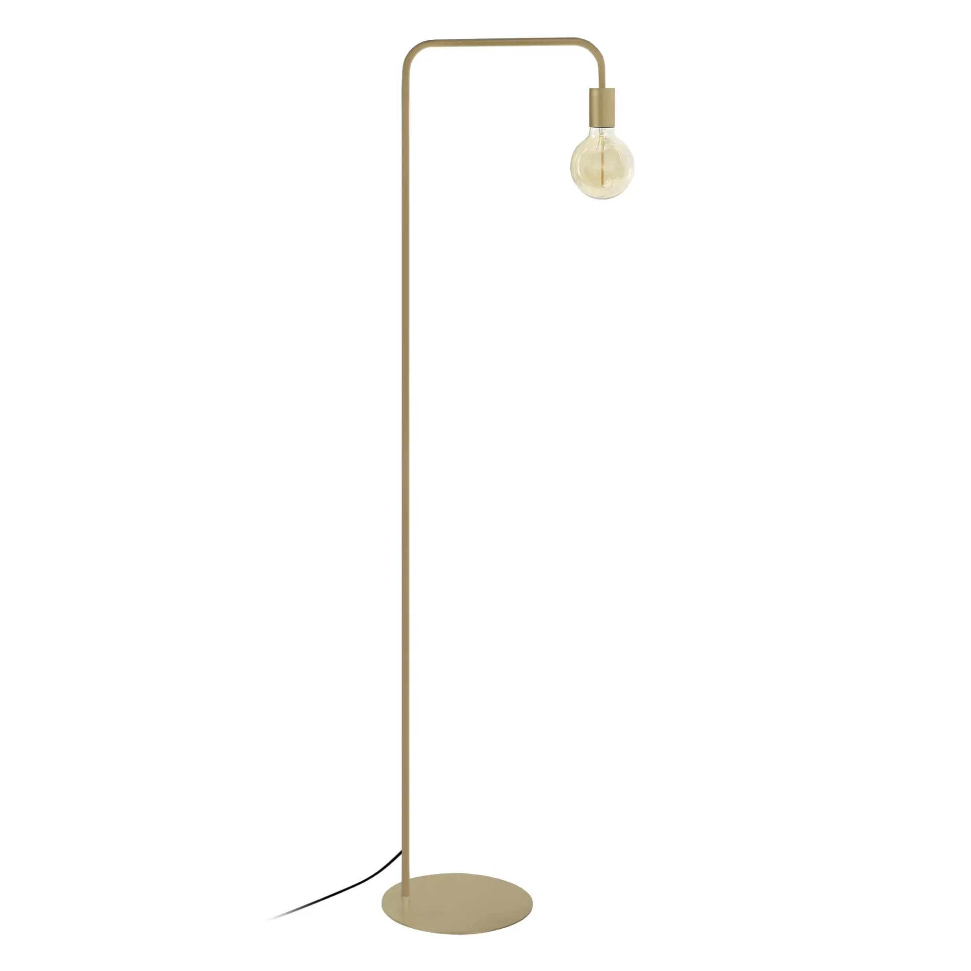 Lampadaire liseuse  métal,Doré , H 157xD30xP42cm