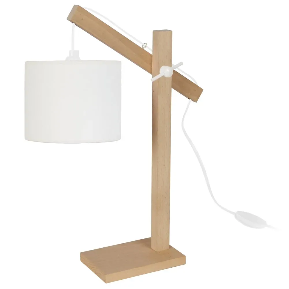 Lampes à poser bureau bois,naturel,H50xD15xP27cm