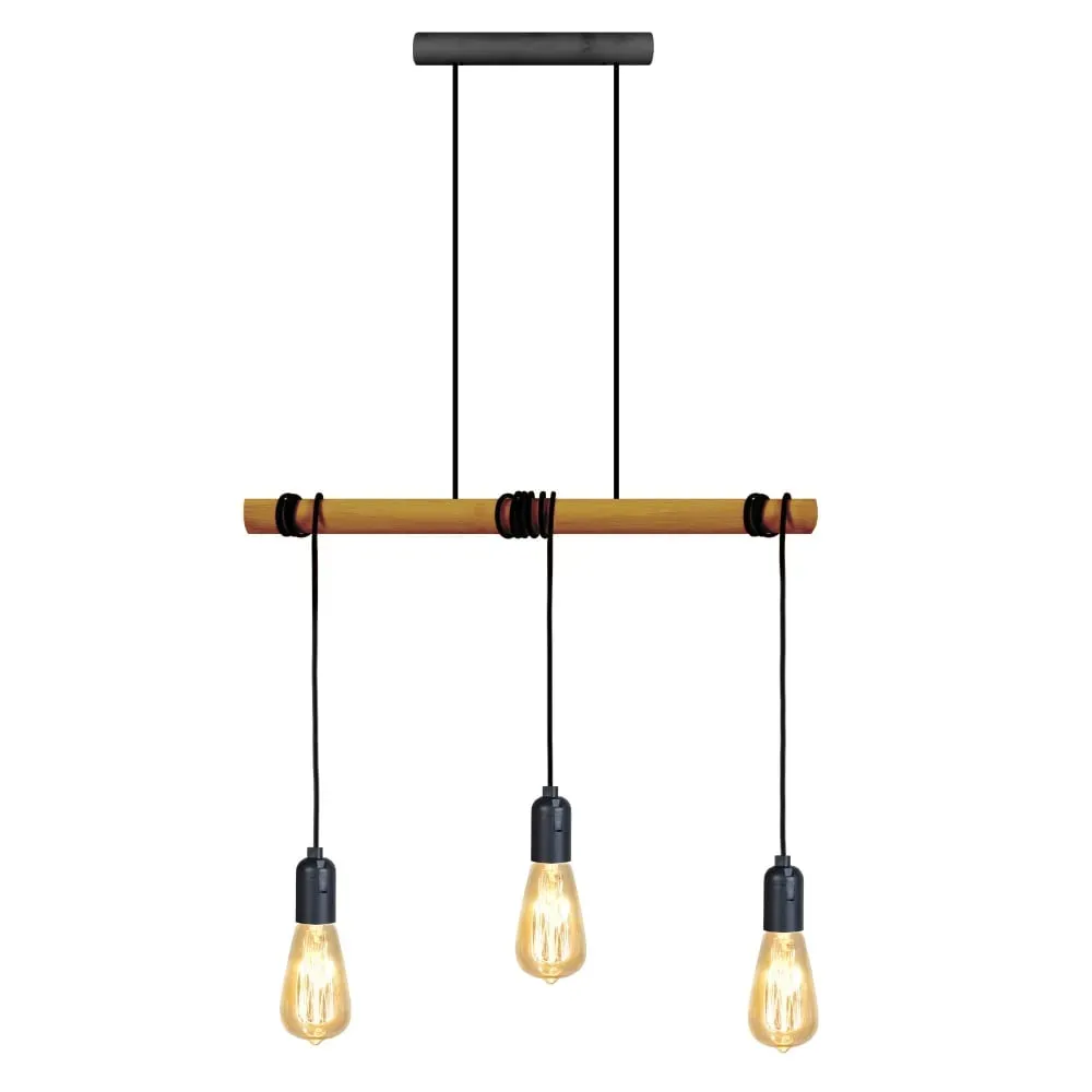 Lustre bois foncé