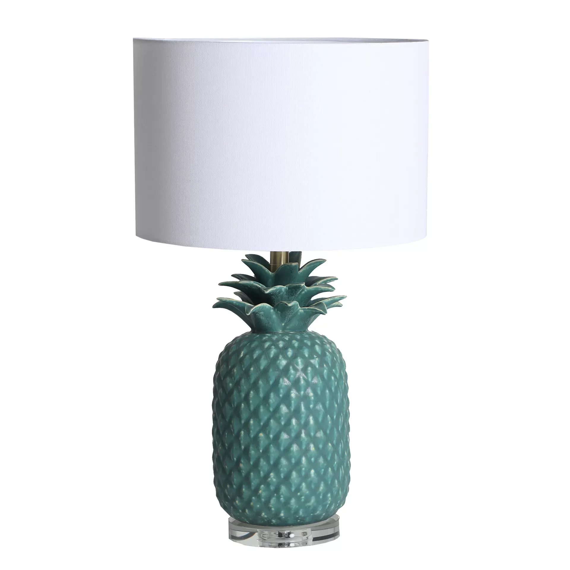 Lampe de salon en fer argent 38x38x65 cm - lot de 2