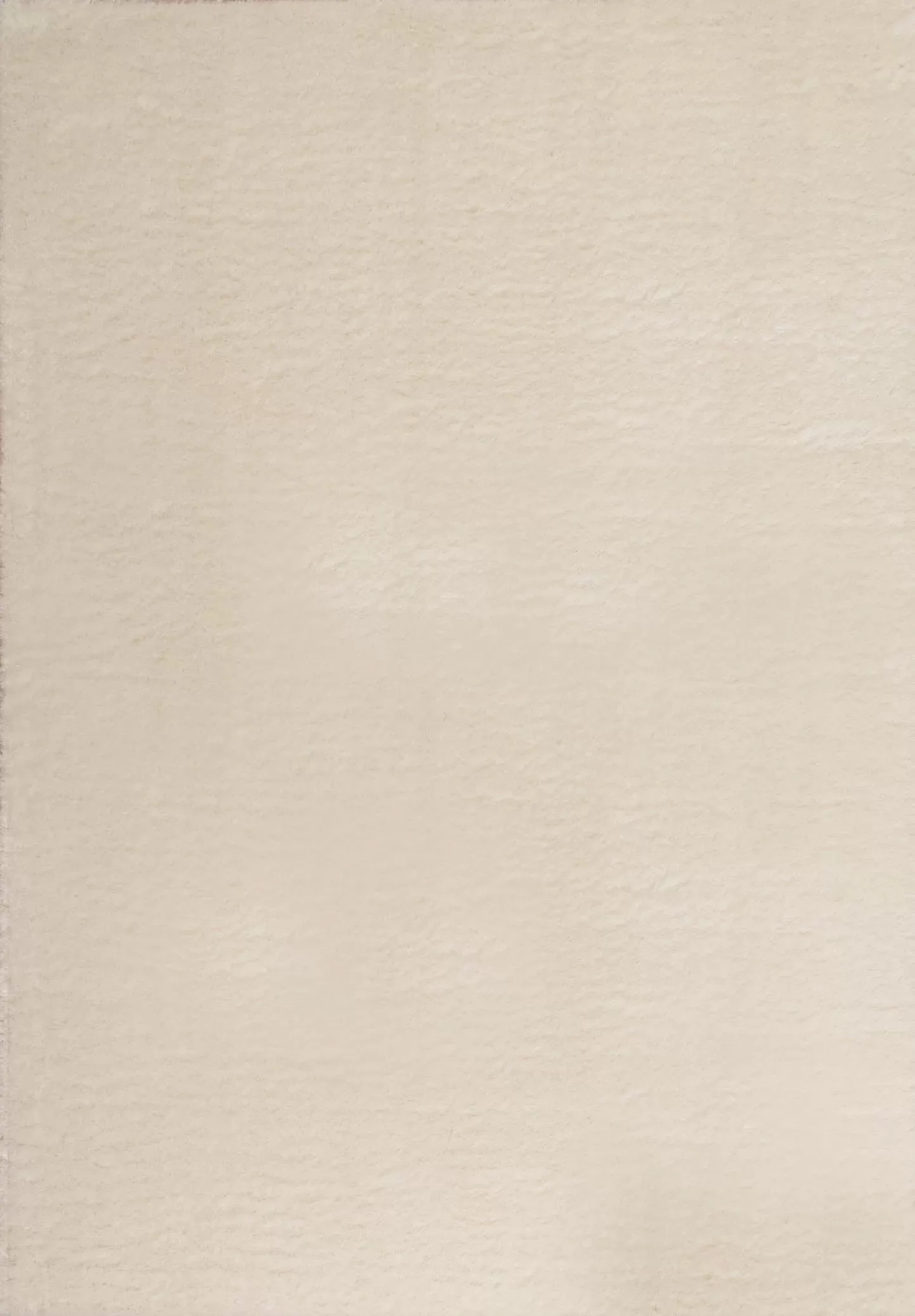 Tapis en polyester brillant motif uni blanc 120x160