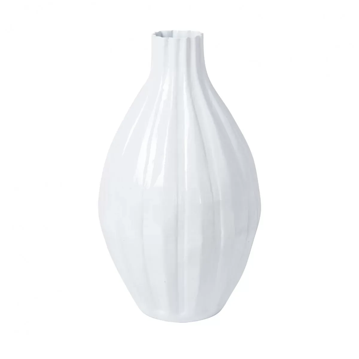 Vase décoratif en fer blanc H37