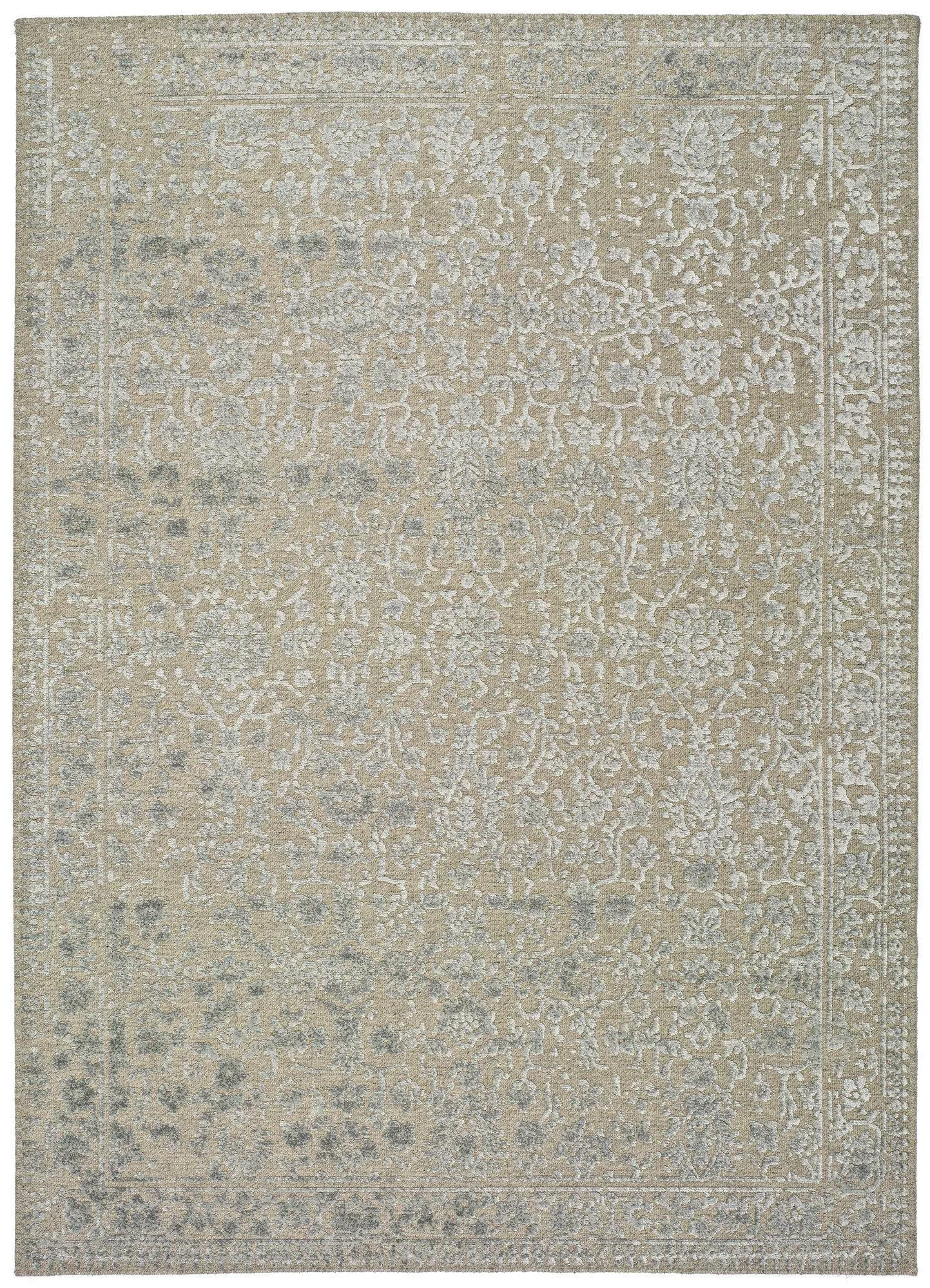 Tapis en laine vintage argent  120x170 cm