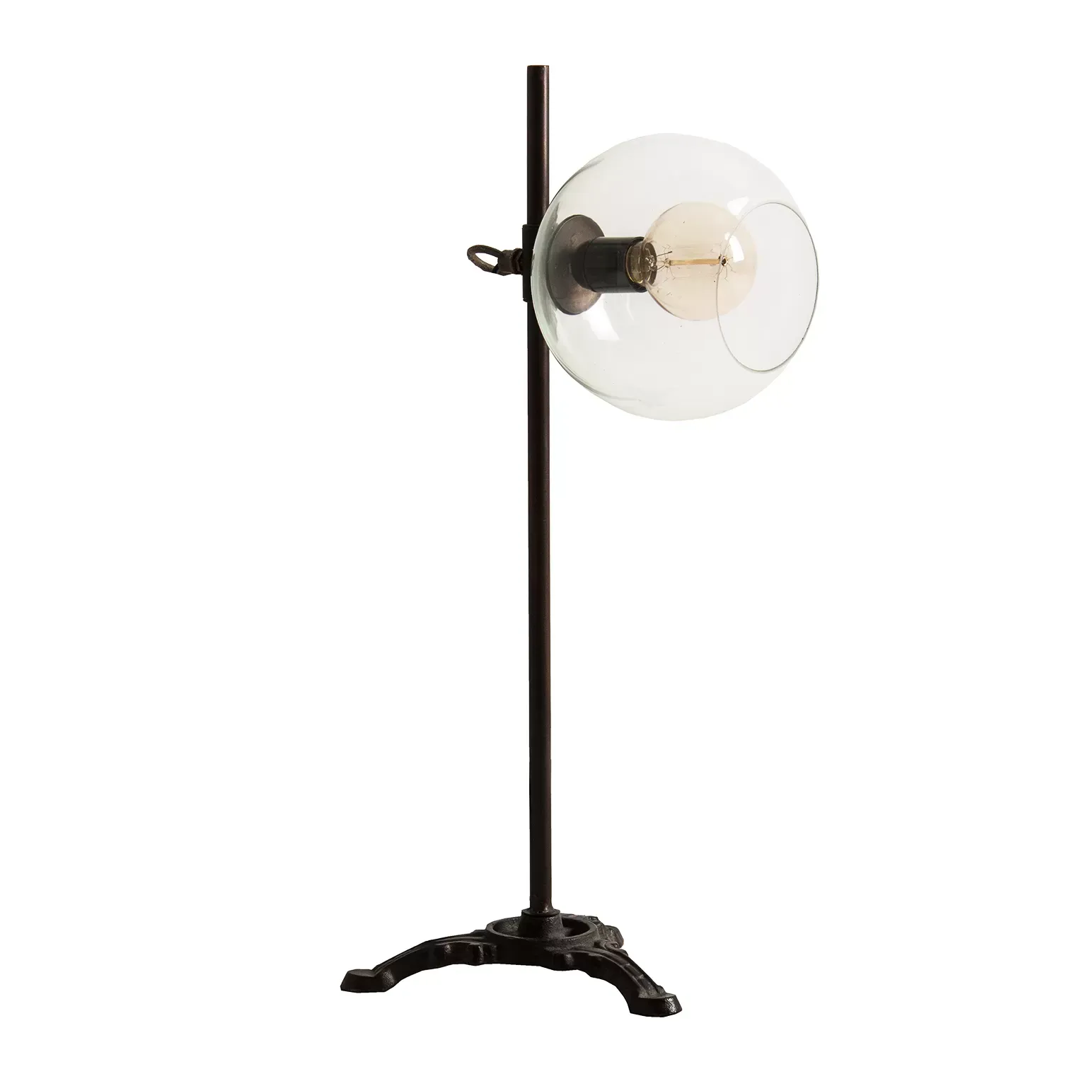 Lampe de salon en fer noir 26x26x66 cm