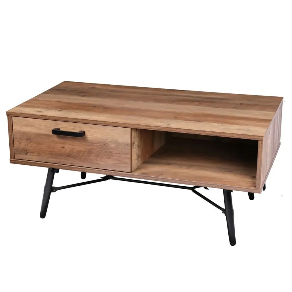 Table basse design bois et métal