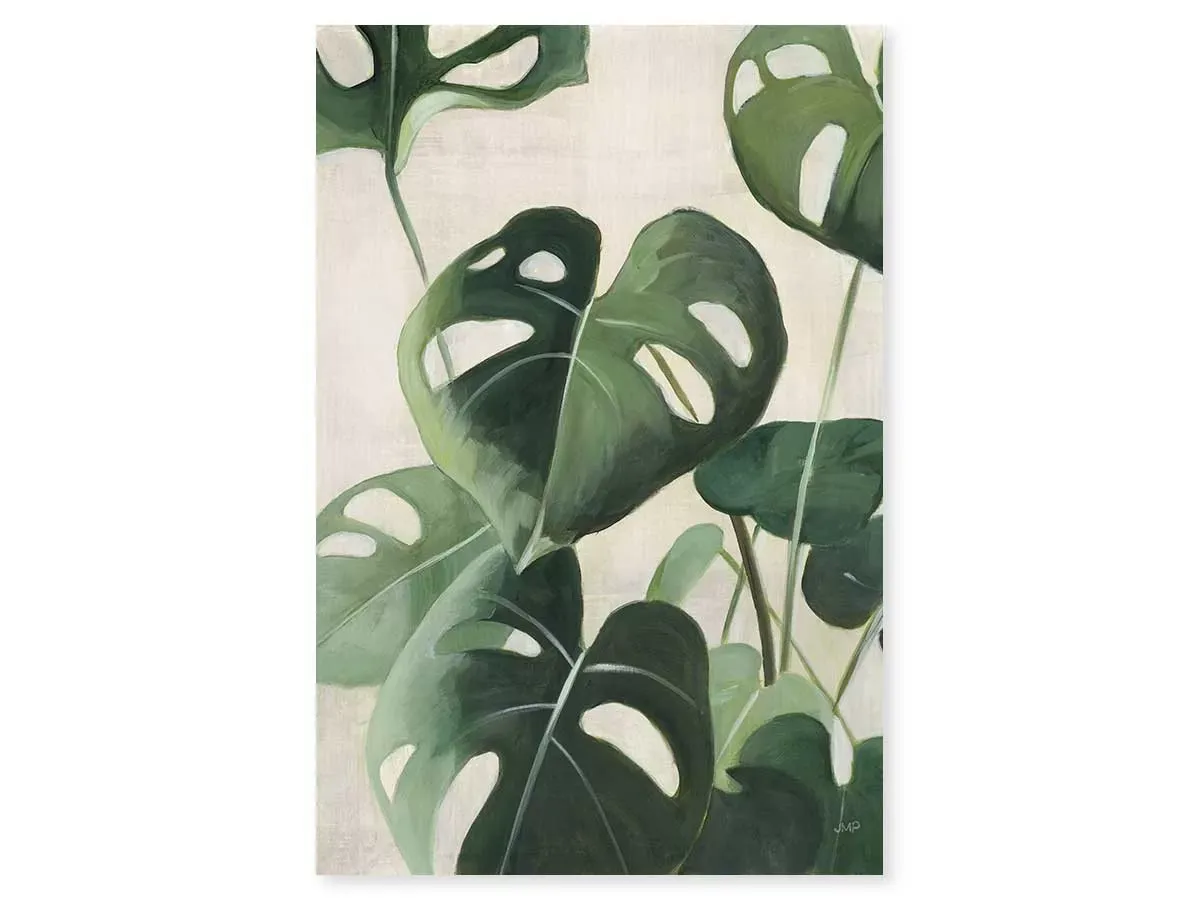 Tableau aquarelle tropicale imprimé sur toile 40x60 cm